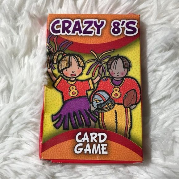 NWOT Crazy 8's, Go Fish, Dice & Zippered Travel Storage Case Set - Picture 2 of 11